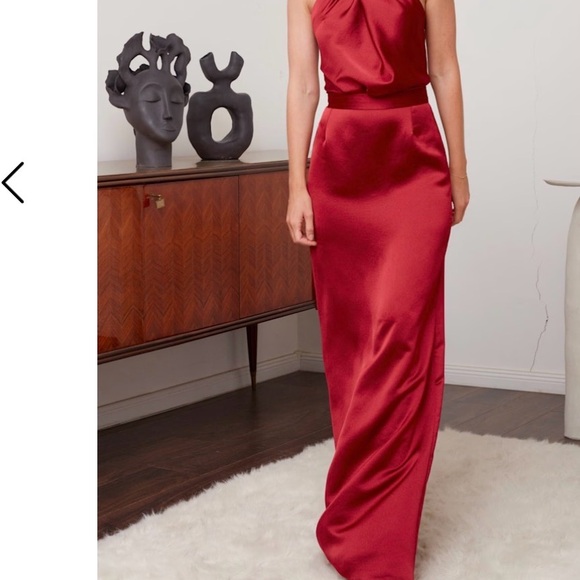 Chic Strapless Red Dress - Picture 2 of 2